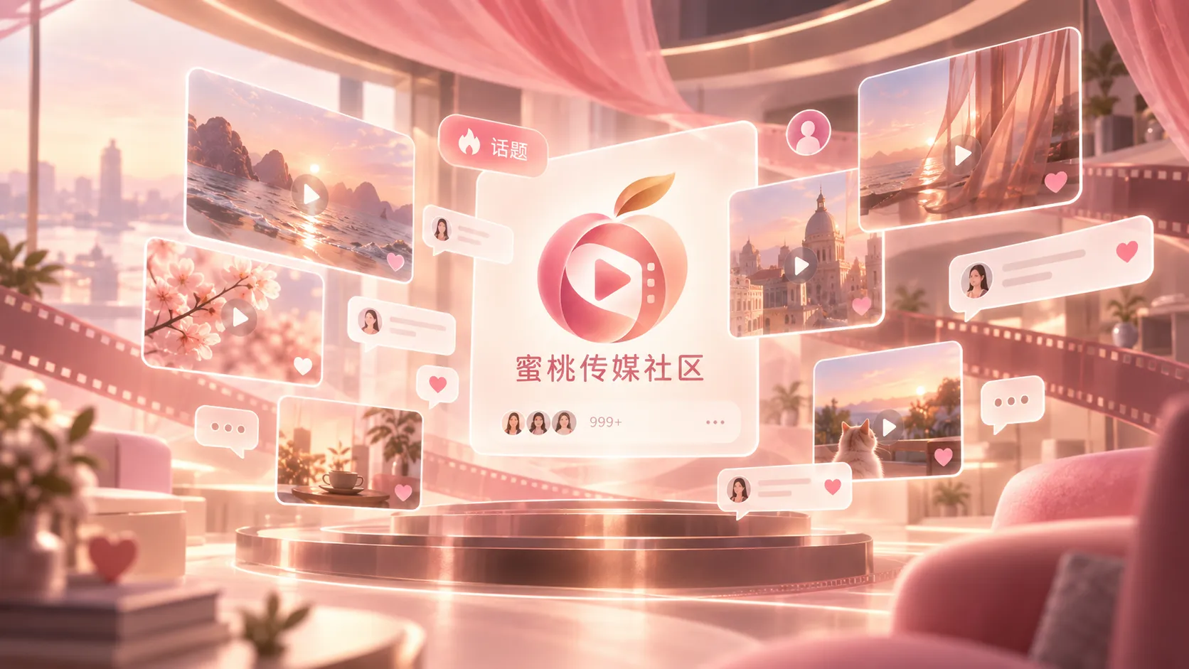 场景驱动的视觉短片画面